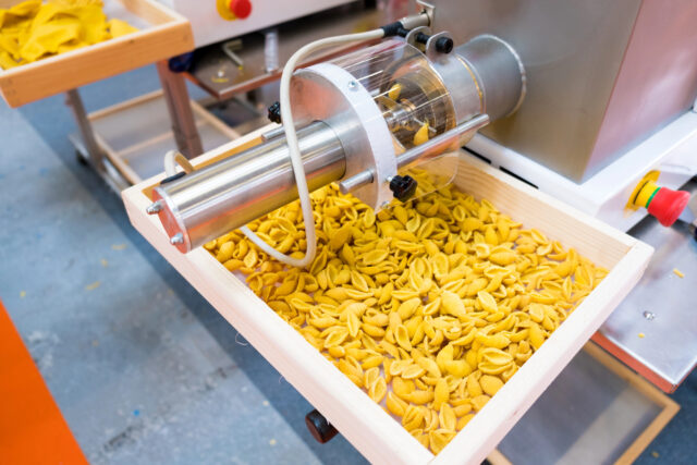 pasta factory production line